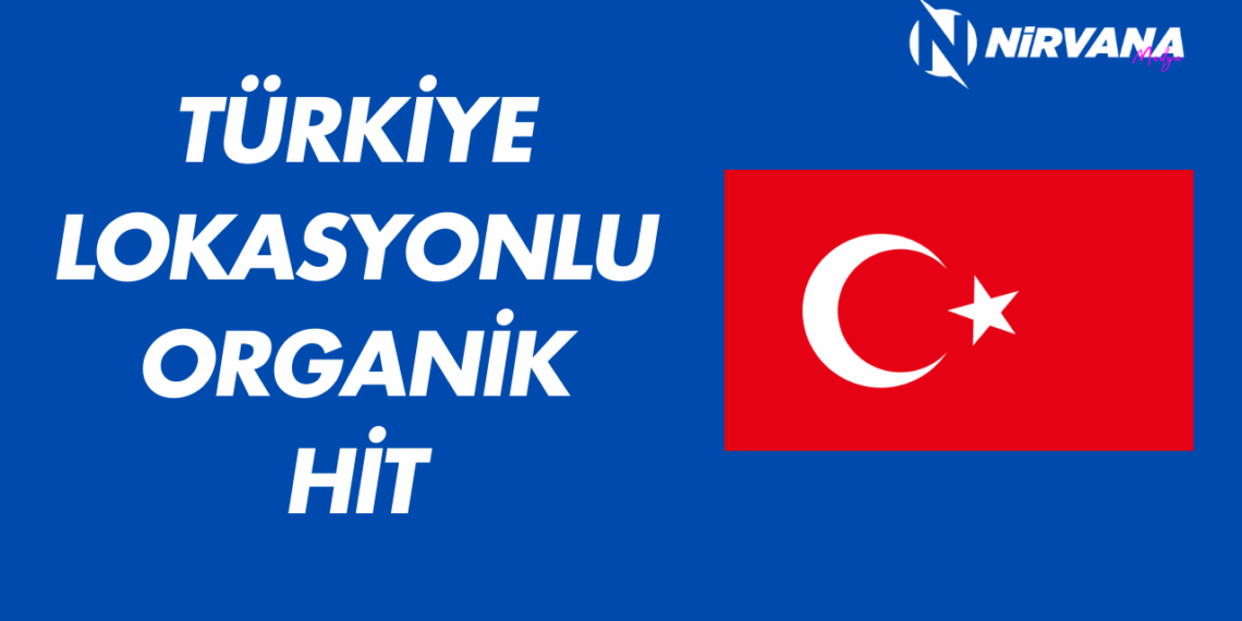 Türkiye Lokasyonlu Organik Hit Satın Alın