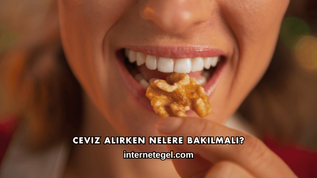 Ceviz Alırken Nelere Bakılmalı?