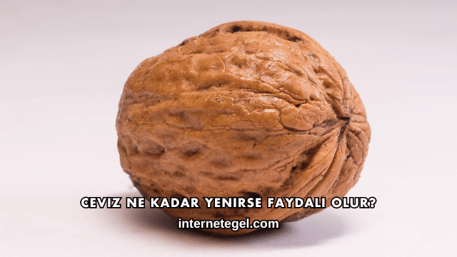 Ceviz Ne Kadar Yenirse Faydalı Olur?
